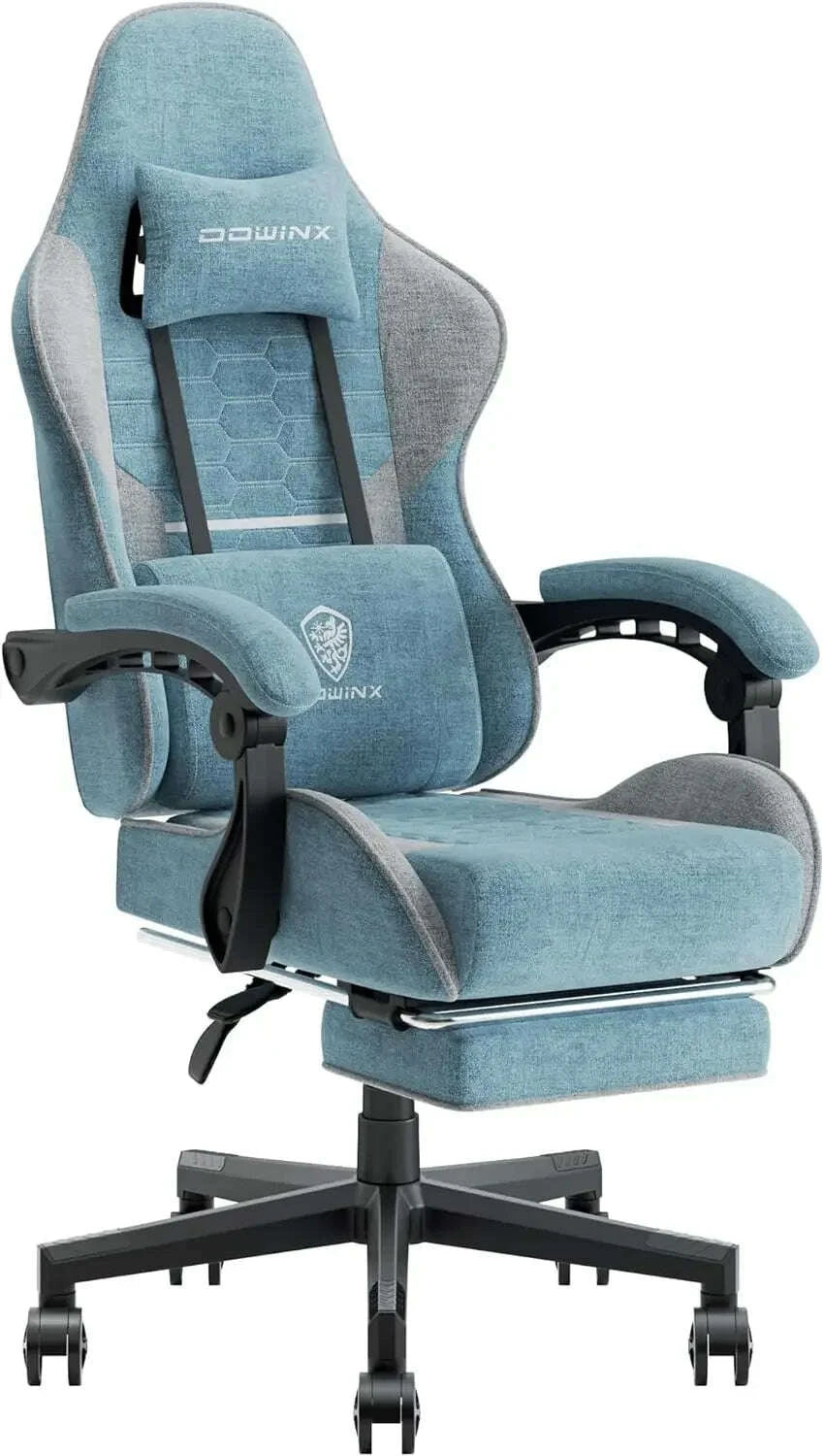 gaming-chair-fabric-with-pocket-spring-cushion-massage-game-chair-cloth-with-headrest-ergonomic-computer-chair-light-greykimludkimlud-35573796