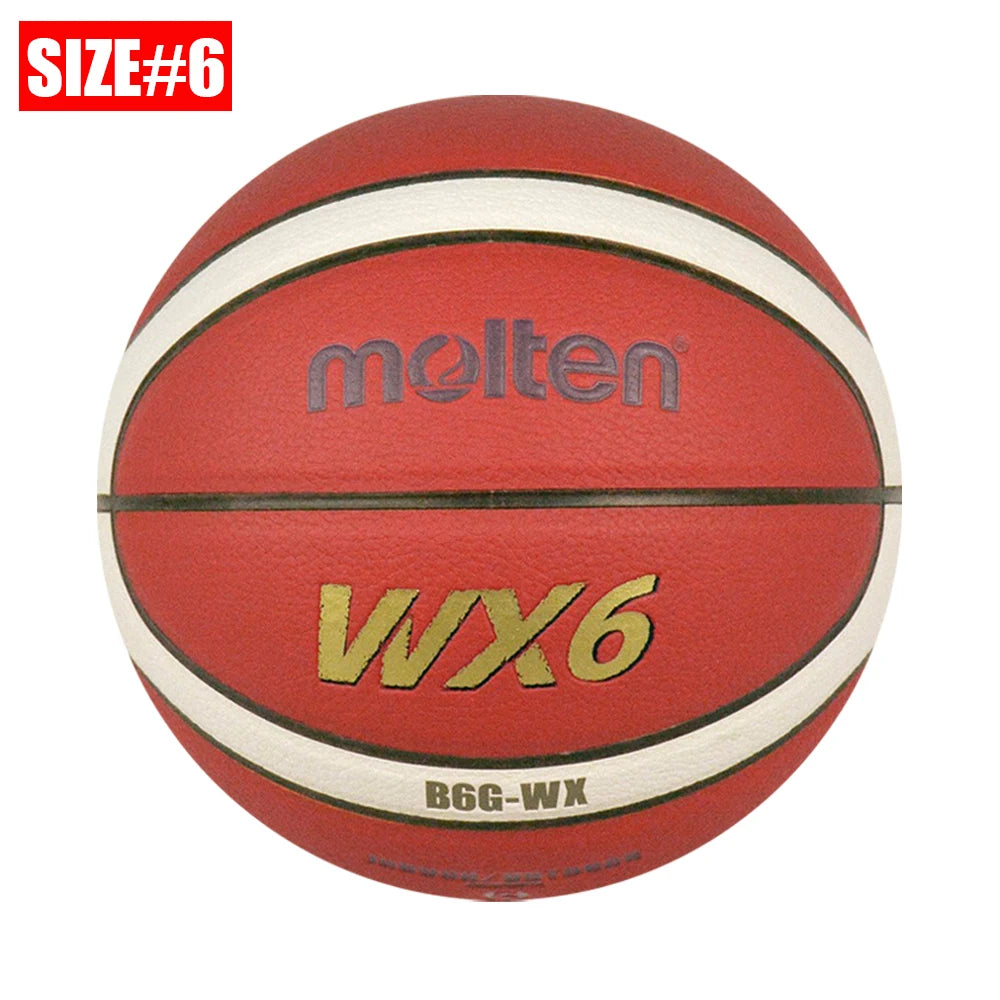 PU Basketball Official Size 7 6 5 — Orange | KIMLUD