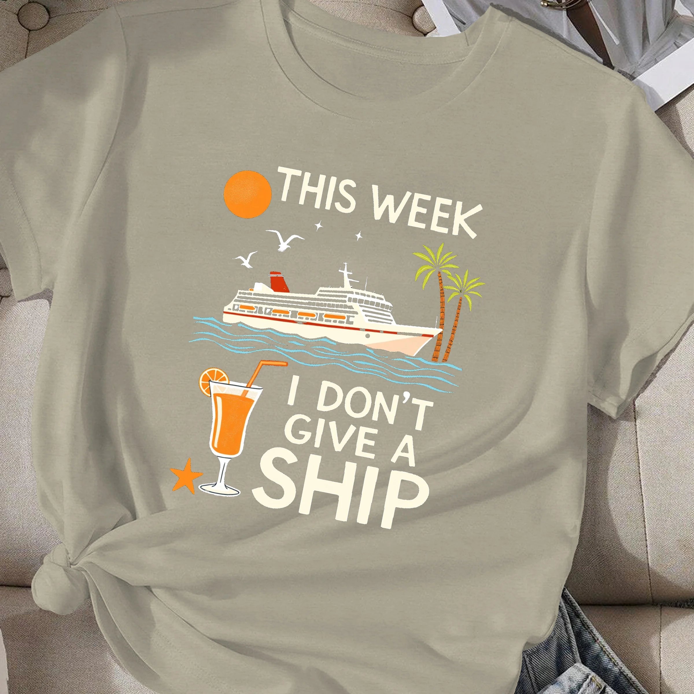 cruise ship  women's comfit t-shirt