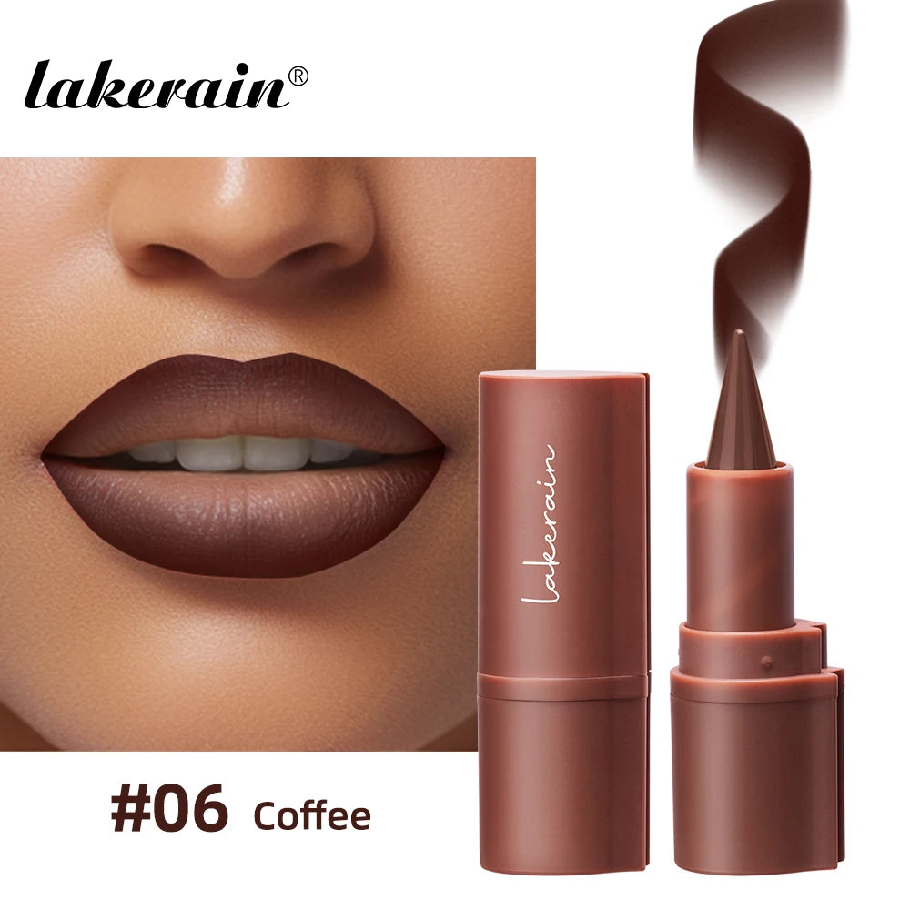 Waterproof Nude Lip Liner Brown Lip Pencil Contour Lipliner Pencil Waterproof Long Lasting Cosmetics Makeup Liners Tint Dark