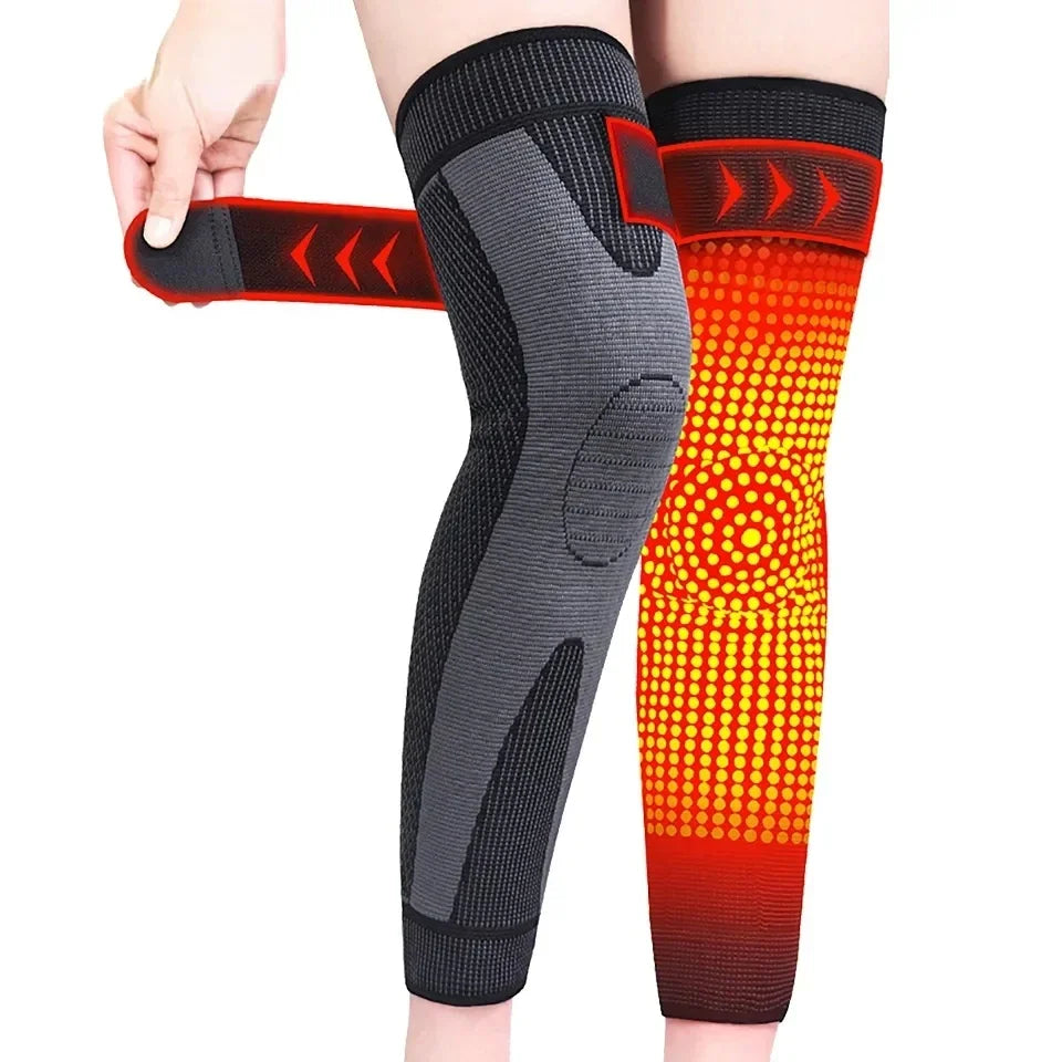 KIMLUD, 1 Pc Self Heating Knee Pads Brace Sport Mugwort warmth Long Knee pad Knee Support For Arthritis Joint Pain Relief Leg protection, KIMLUD Womens Clothes