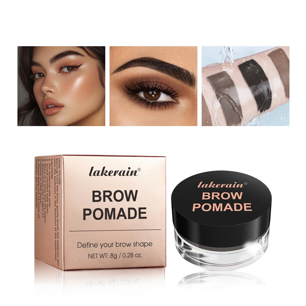 Gel Cream Eyebrow Cream Long-Lasting Waterproof — Medium Brown | KIMLUD