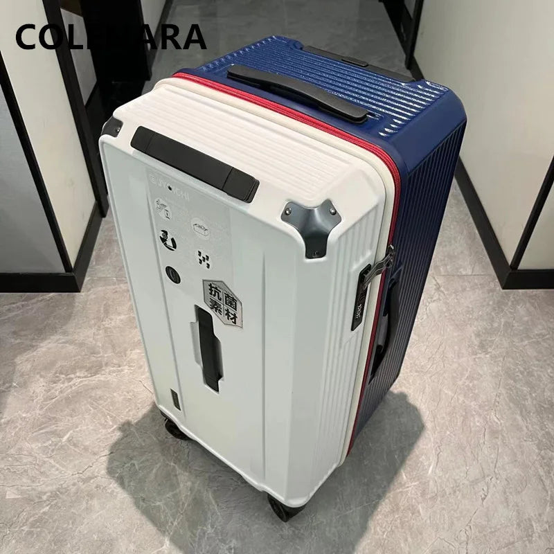 COLENARA  20"22"24"26"28"30"32"34"36"40 Inch Women's Luggage Large Capacity Trolley Case Trolley Style Travel Bag Suitcase