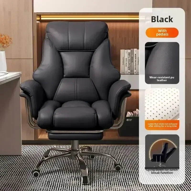Gaming Chair – Rotatable Height Adjustable – PU Upholstery | KIMLUD