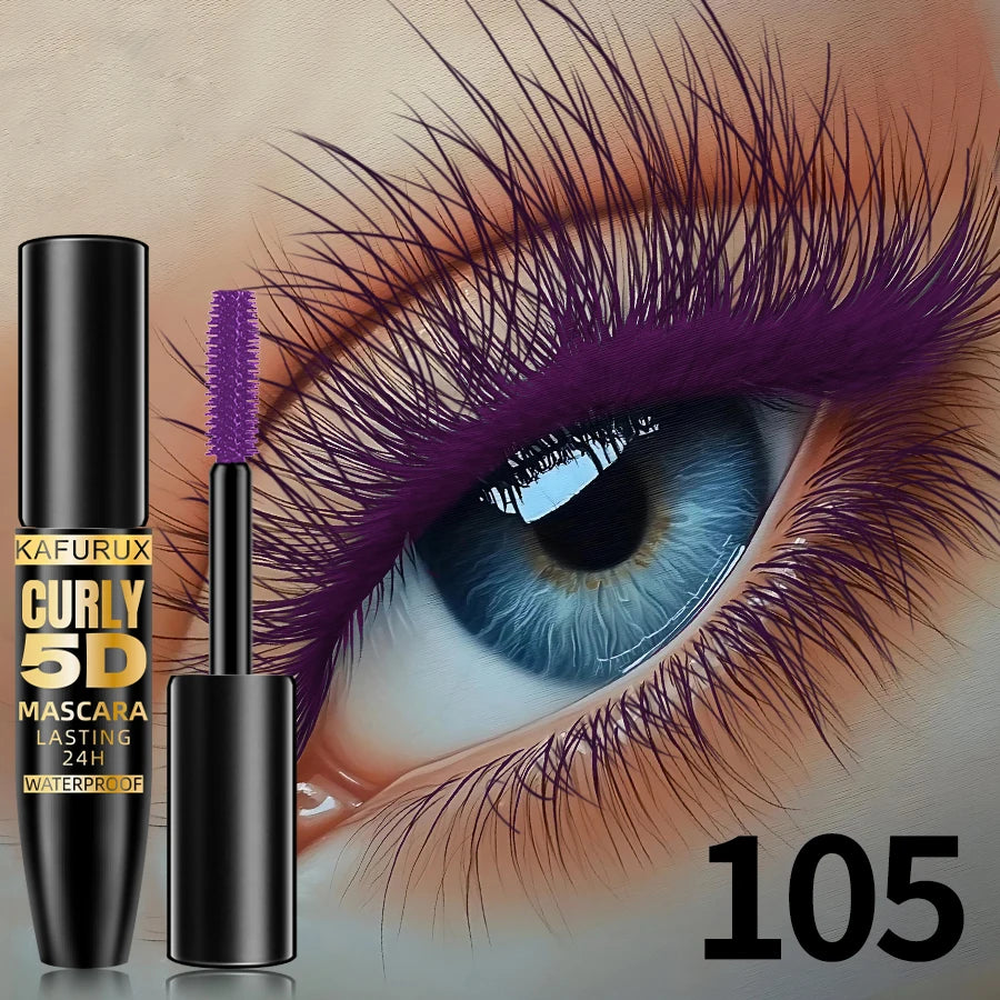 Silk 5D Mascara Waterproof Lengthened Curled Lashes Long Wearing Formula — Black | KIMLUD