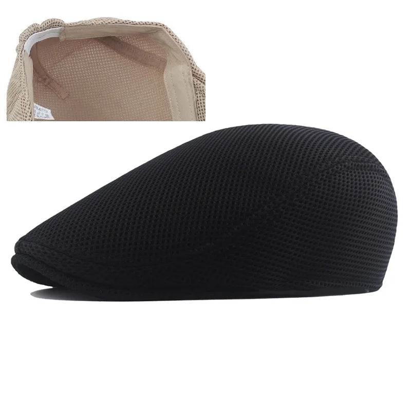 Men's Flat Hat Ivy Gatsby Newsboy Winter Spring Autumn Driving Cabbie Hunting Cap