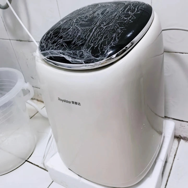 Small Mini Fully Automatic Underwear & Socks Washing Machine - Dedicated with Washing and Drying Function