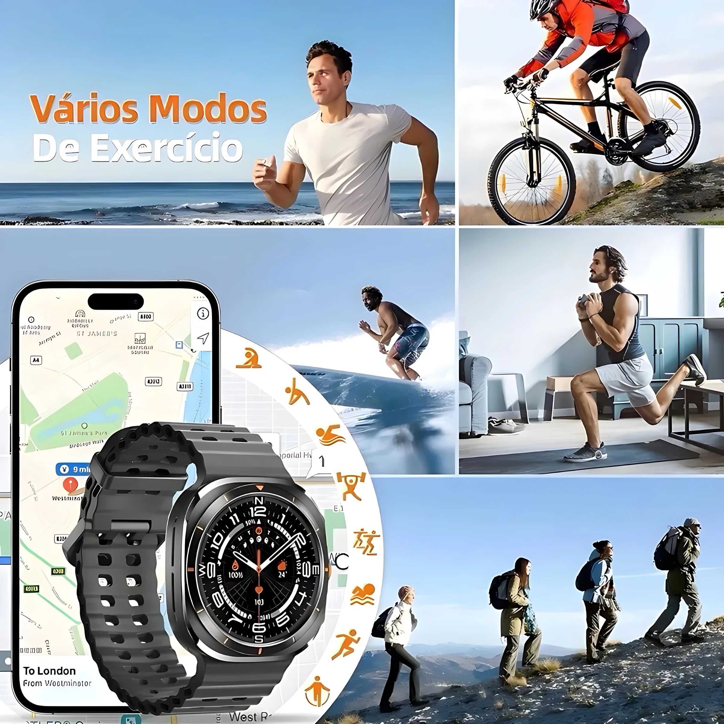 32GB DT Watch 7 Ultra Memory GPS NFC Local Music Bluetooth Call Compass Bluetooth Smart Watch For Android For Men Women 2025 NEW