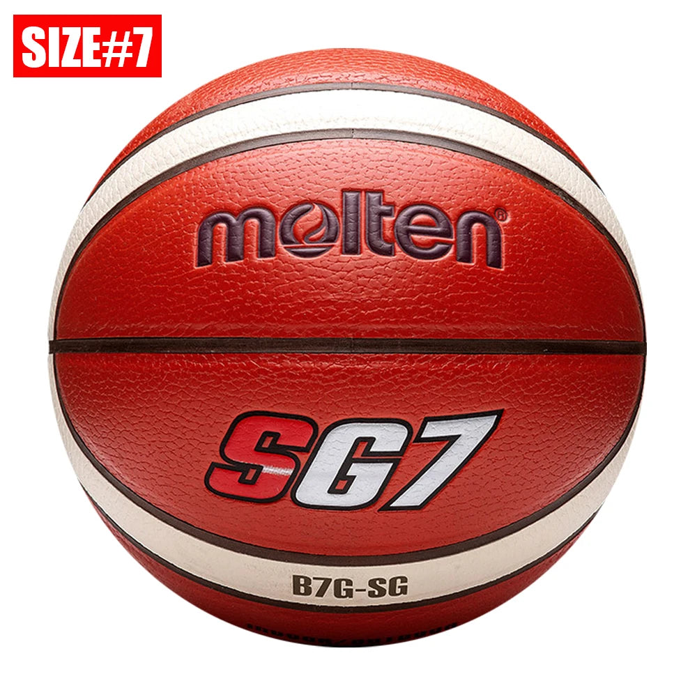 PU Basketball Official Size 7 6 5 — Orange | KIMLUD