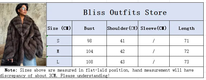 Women Patchwork Faux Fur Coat Elegant Contrast Full Sleeve Lapel Loose Long Staple Plush Jacket Winter High Street Outerwears