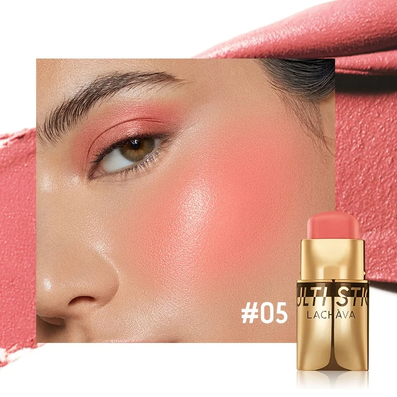 Blush Stick, Natural Nude Makeup Brightening And Embellishing Three-Dimensional Makeup, Facial Multi-Functional, Lips, Blush