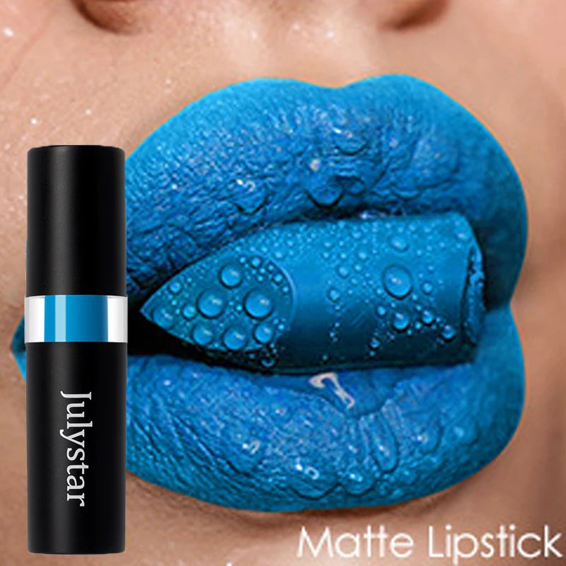 Lipstick – Waterproof – Matte Finish – Blue | KIMLUD