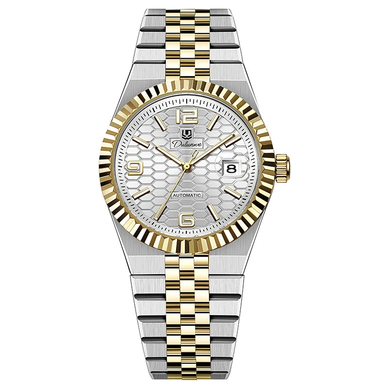 Stainless Steel Automatic Men's Watch — Silver | KIMLUD