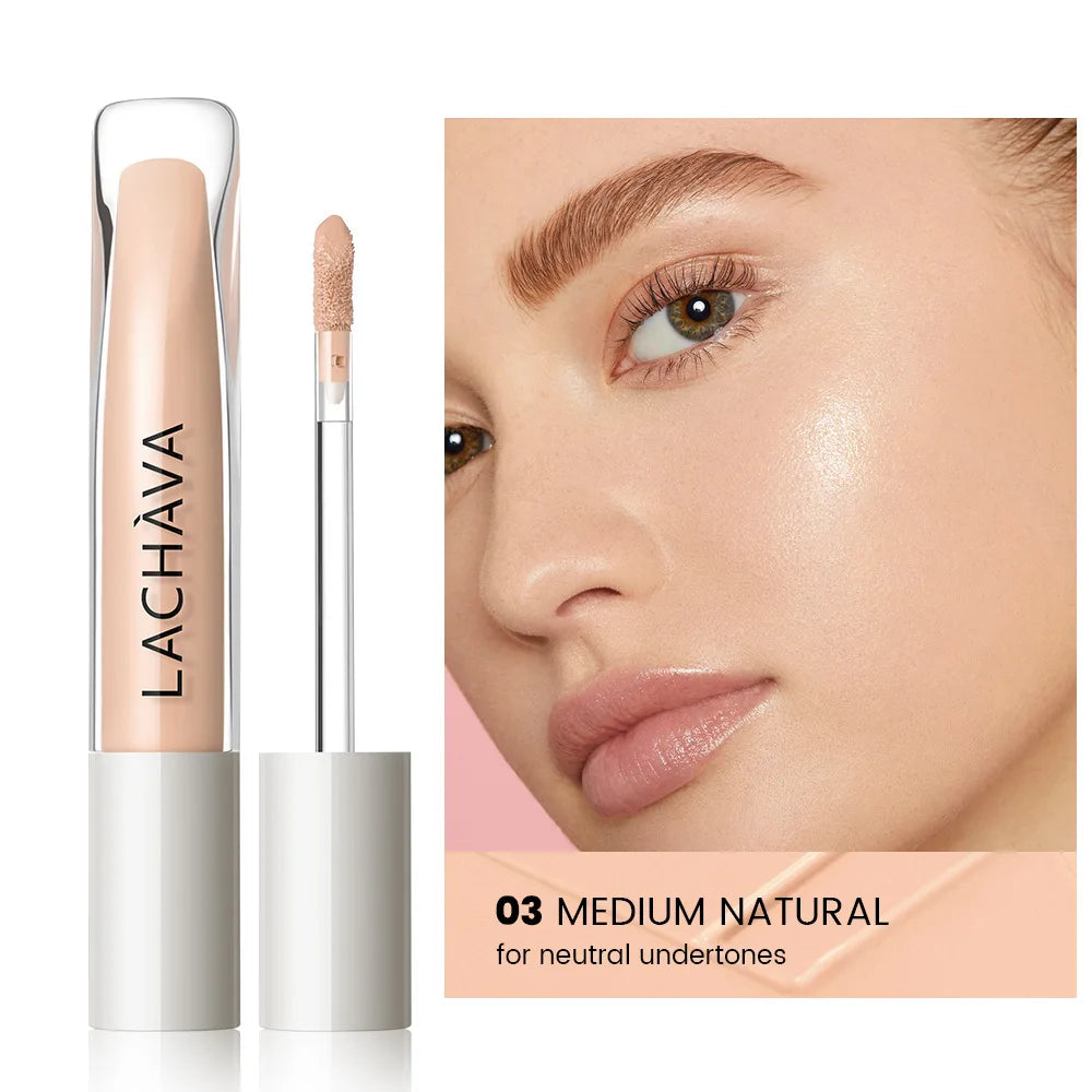 Matte Liquid Concealer High Coverage Waterproof Oil-Control Brighten Under-Eyes — Light Buff | KIMLUD