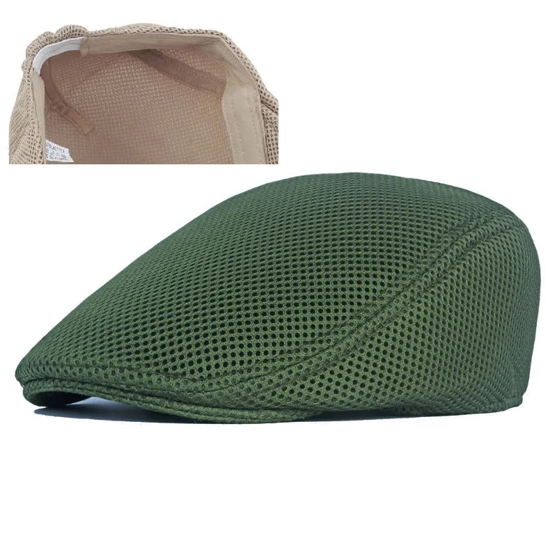 Men's Flat Hat Ivy Gatsby Newsboy Winter Spring Autumn Driving Cabbie Hunting Cap