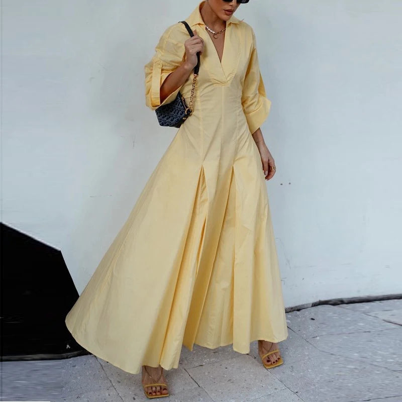 Maxi Dress – A-Line Silhouette – Long Dress | KIMLUD