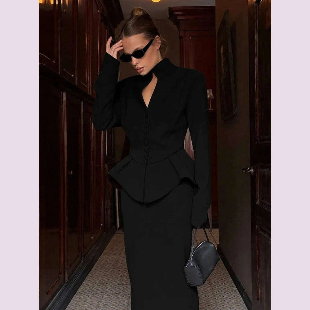 weird-puss-elegant-office-2-piece-set-women-classic-autumn-trend-single-breasted-ruffled-jacketpeach-hip-mid-skirt-slim-outfitskimlud-womens-fashion-34628509