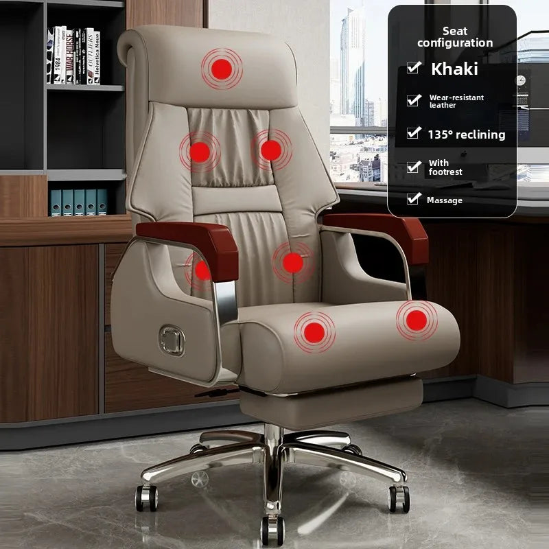 Lounge Ergonomic Office Chair Computer Desk Rolling Luxury Office Chair Arm Massage Cadeira De Escritorio Home Furniture