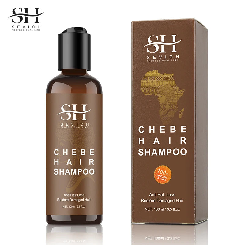 Chebe Hair Growth Shampoo and Conditioner Set Anti Hair Loss — Amber | KIMLUD