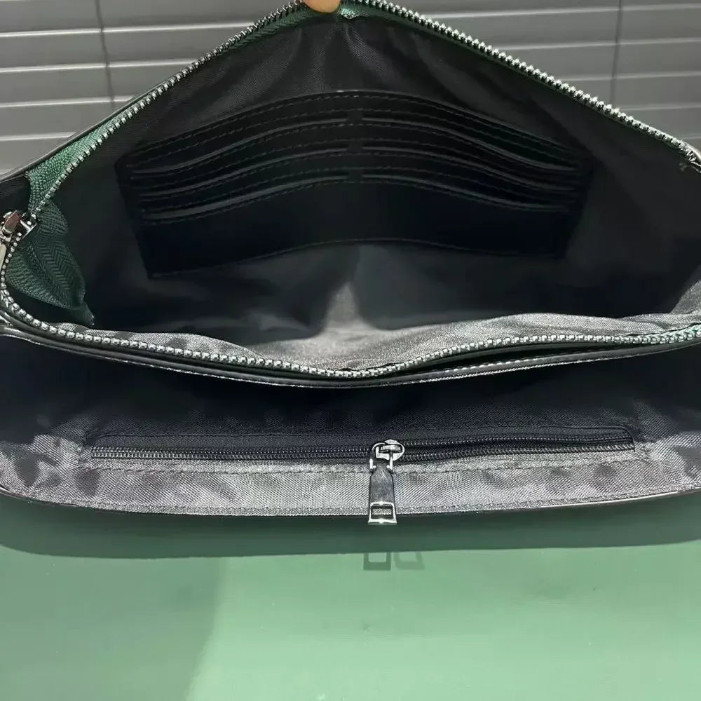 Lux PU Solid Crossbody Messenger Bag — Black | KIMLUD