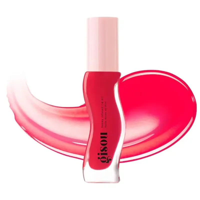 Translucent Lip Oil Gloss Hydrating Plumping Serum For Glassy Shine And Nourishing Moisture — Transparent | KIMLUD