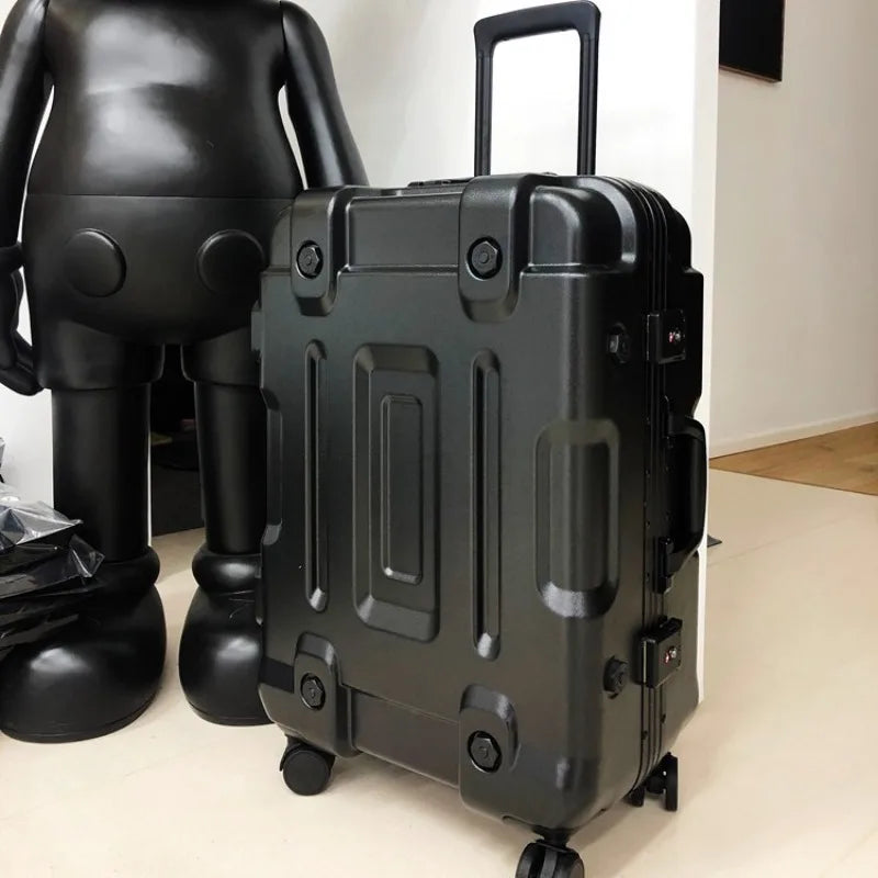 20/24/26"Personalized Travel Suitcases Strong Ruggedness Trolley Case With Wheels Rolling Luggage Carry on Luggage Boarding Box