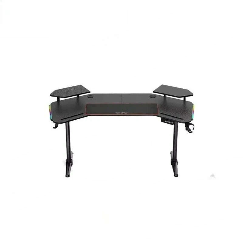 adjustable-luxury-carbon-fiber-lifting-stand-table-full-electric-160cm-computer-gaming-desk-corner-with-wireless-usb-chargerkimludkimlud-35571803