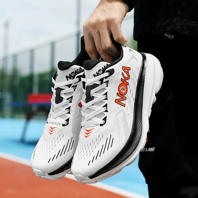 Men's Running Shoes Non-Slip Off-road Shoes Mesh Trainer Race Outdoor Breathable Cushioning Sneakers Couple Fashion Luxury shoes