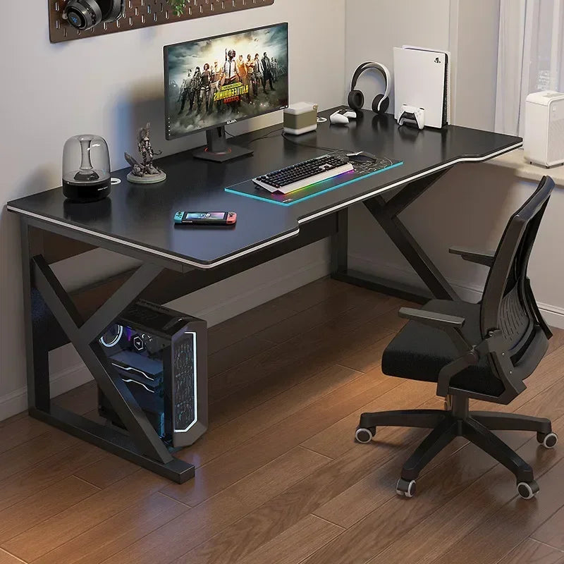 Standing Computer Desk Home Office Gaming Study Laptop Table Steel Frame Escritorios Table Gaming Pc De Oficina Furniture