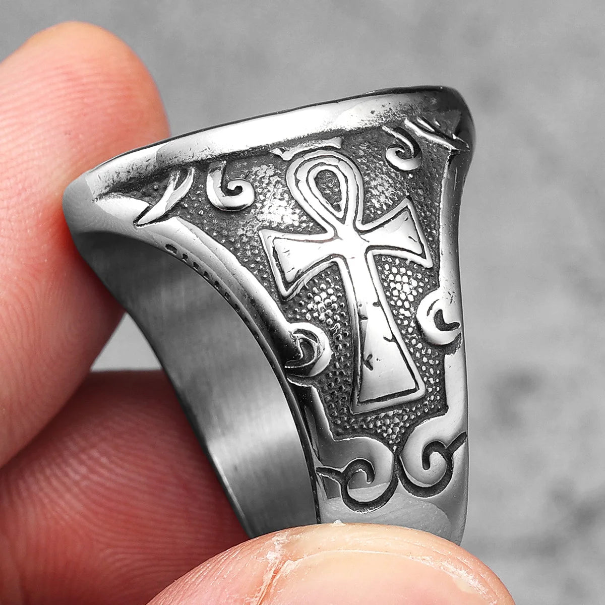 Double-headed Eagle Stainless Steel Men Rings Punk New In For Male Women Fashion Jewelry Creativity Gift Wholesale Dropshiping