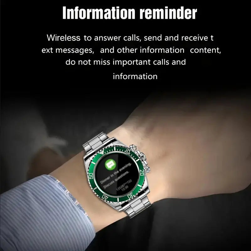 Aiweile AW12 New Style Luxury Smart Watch Dials Answer Call For Men Waterproof Sport Digital Business Watch For Gift