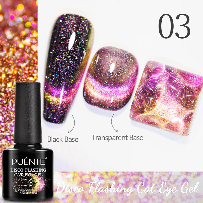 Reflective Glitter Gel Nail Polish Multidimensional Holographic Sparkle, UV-Curable Finish — Pink Lilac | KIMLUD