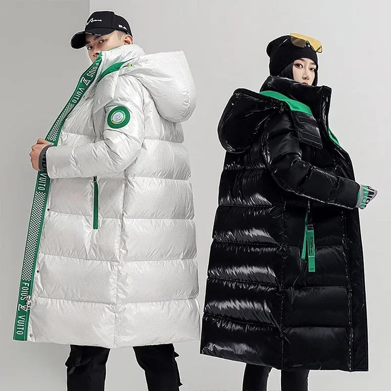 Men's Long Hooded Parka – Cotton Fill – Winter Coat | KIMLUD
