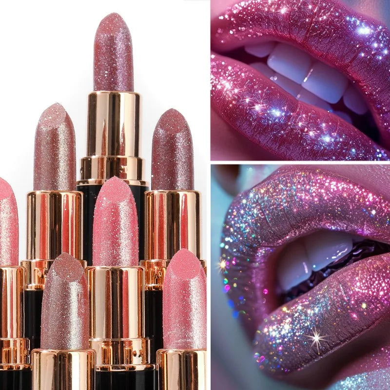 Lip Gloss – Long-Lasting Waterproof – Pearlescent – Gold | KIMLUD