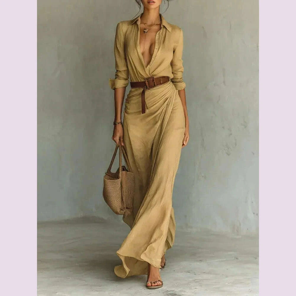 elegant-solid-color-irregular-pleated-dress-belt-womens-autumn-new-item-single-breasted-long-sleeved-shirt-long-frock-vestidoskimlud-womens-fashion-34619324