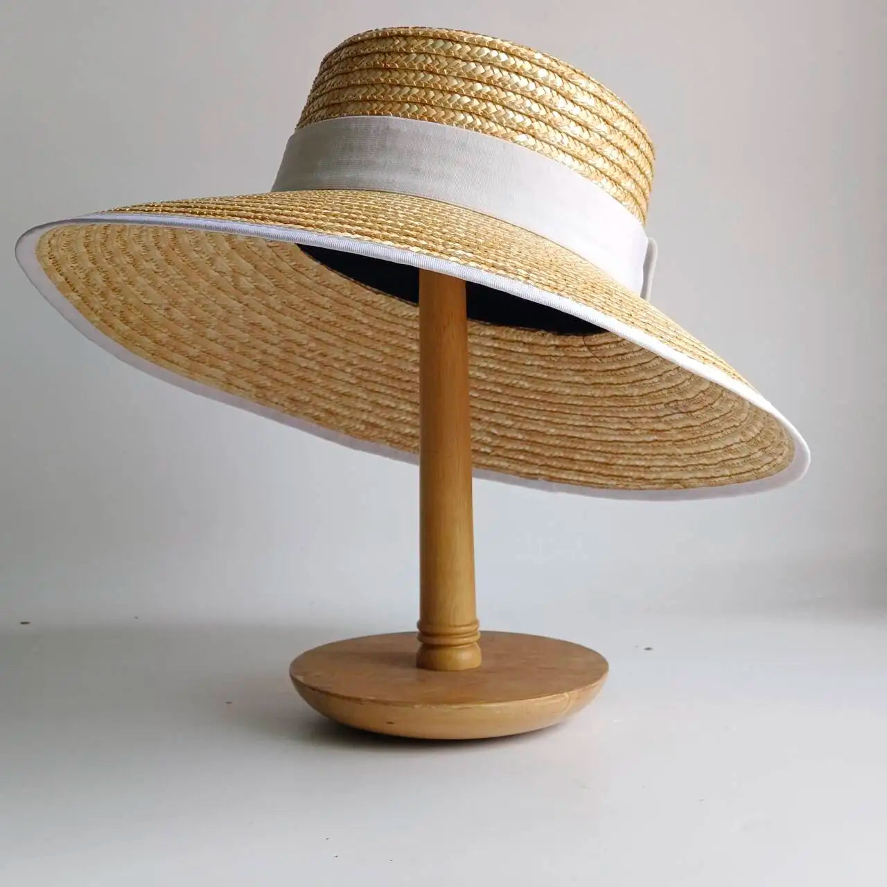Straw summer hat Red  French elegant ladies seaside travel sun hat Hepburn style wide brim hat summer hat
