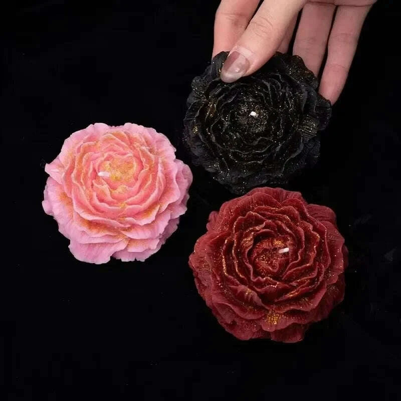 KIMLUD, 48℃ Peony Low Temperature Scented Candles for Couples Valentine's Day Low Heat Drip Soy Wax Atmasphere Candle for Adults, KIMLUD Womens Clothes
