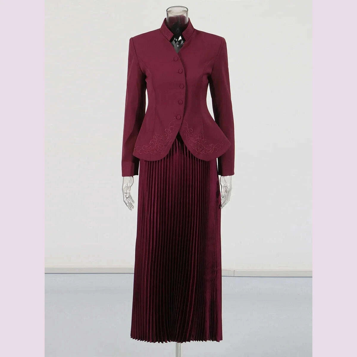 twotwinstyle-solid-two-piece-set-for-women-stand-collar-long-sleeve-spliced-button-tops-high-waist-skirt-chic-set-female-fashion-kimlud-kimlud-33913150
