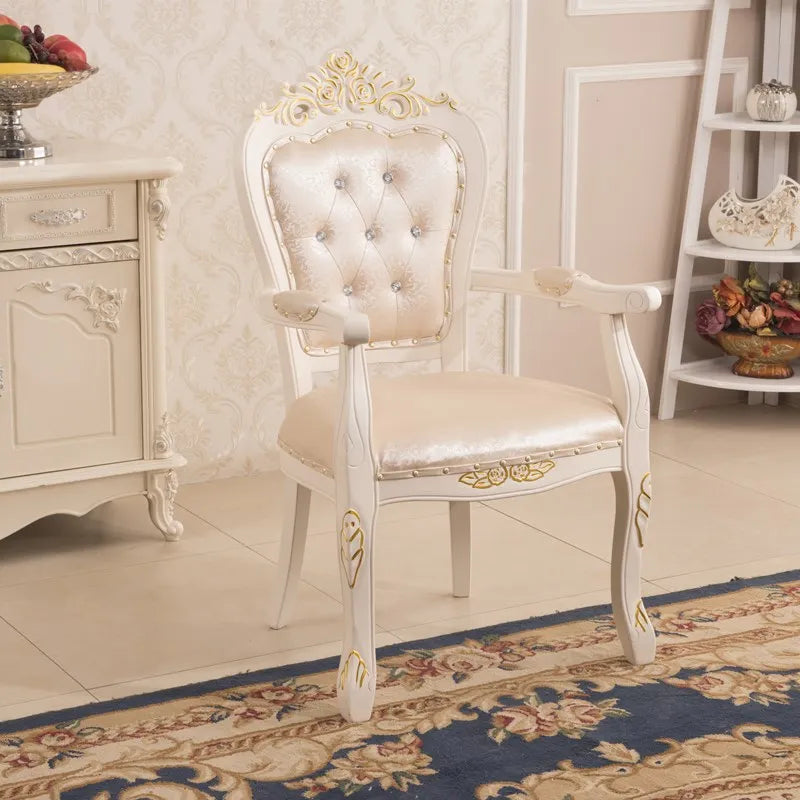 Leather Throne Lounge Chair Diamond-Tufted — Blush Pink | KIMLUD