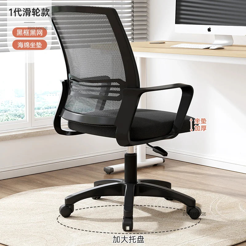 Matte Finish Desk Double Computer — Black | KIMLUD