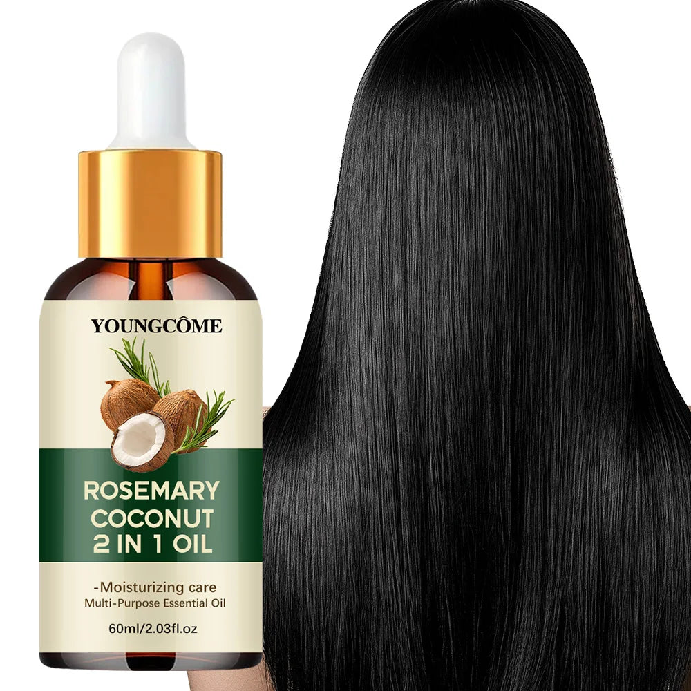 Coconut Oil Hair Treatment With Rosemary — Amber | KIMLUD