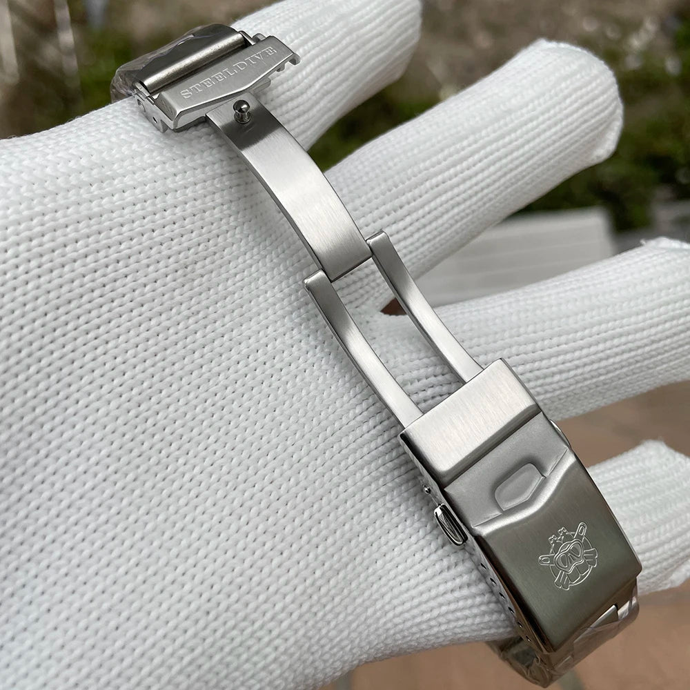 SD1953 New In Gray Dial Stainless Steel NH35 Watch Steeldive 41mm STEELDIVE Brand Sapphire Glass Men Diver Watches reloj hombre