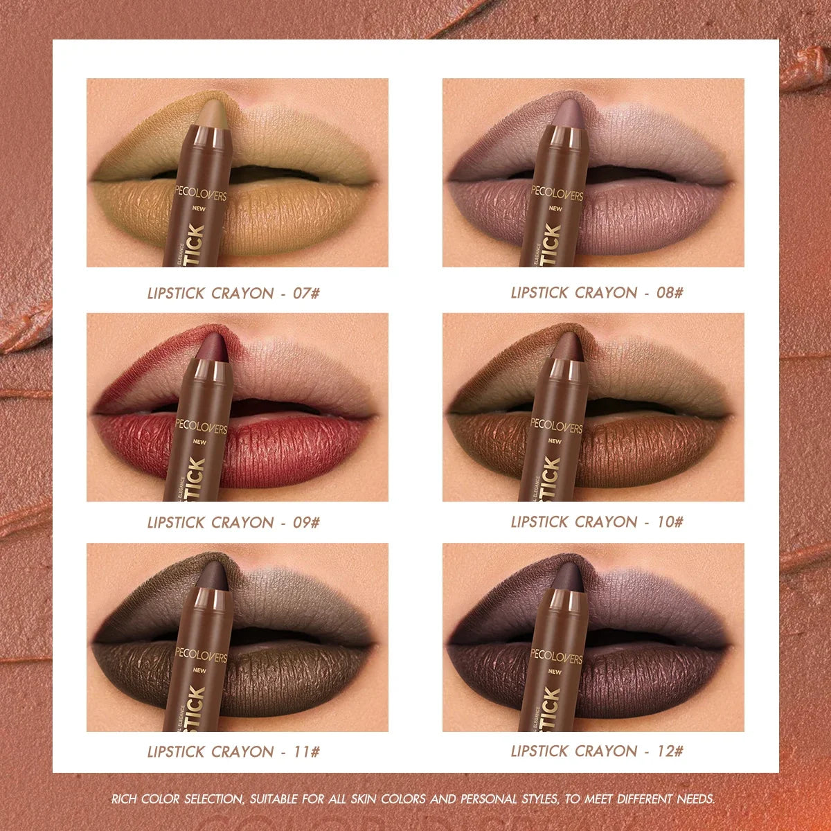 Matte Lipstick Waterproof Velvet — Multicolor | KIMLUD