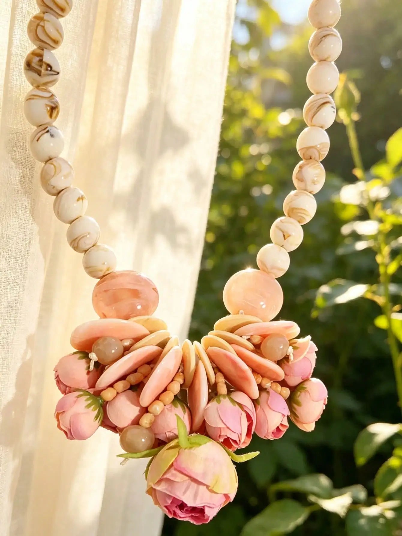 Crystal Multi-Layer Water-Drop Necklace — Clear | KIMLUD