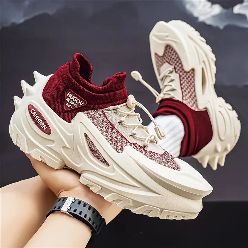 Men's Youth Summer Breathable Sports Running Shoes Mesh Comfortable New Socks And Shoes for Men
