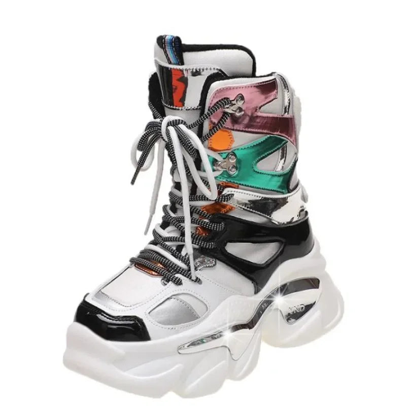 Ankle Boots – High Platform – Leather | KIMLUD