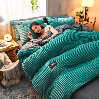 Duvet Cover – Winter Warmth – Velvet | KIMLUD