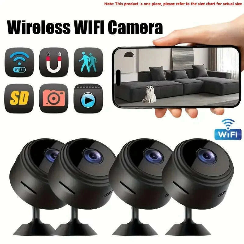 a9 smart wifi security camera - wireless indooroutdoor camera 24ghz wifi remote view app motion alert-christmas-giftkimlud-womens-fashion-34626558