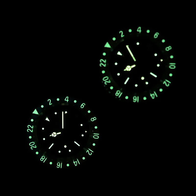 Baltany 39MM 1957s GMT Master Homage Watch Man S6074 NH34 Automatic Dome Sapphire 20ATM Stainless Steel Bracelet Sports watches