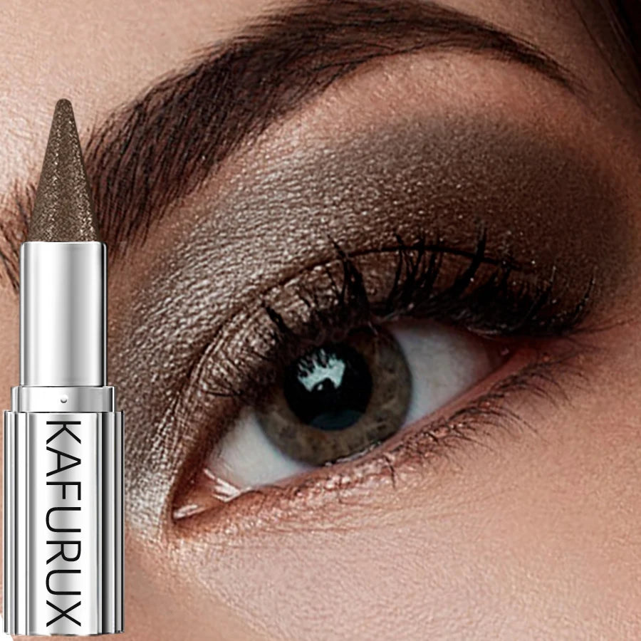 Waterproof Eye Shadow Pencil Long Lasting High Pigment Shimmer — Bronze-Brown | KIMLUD